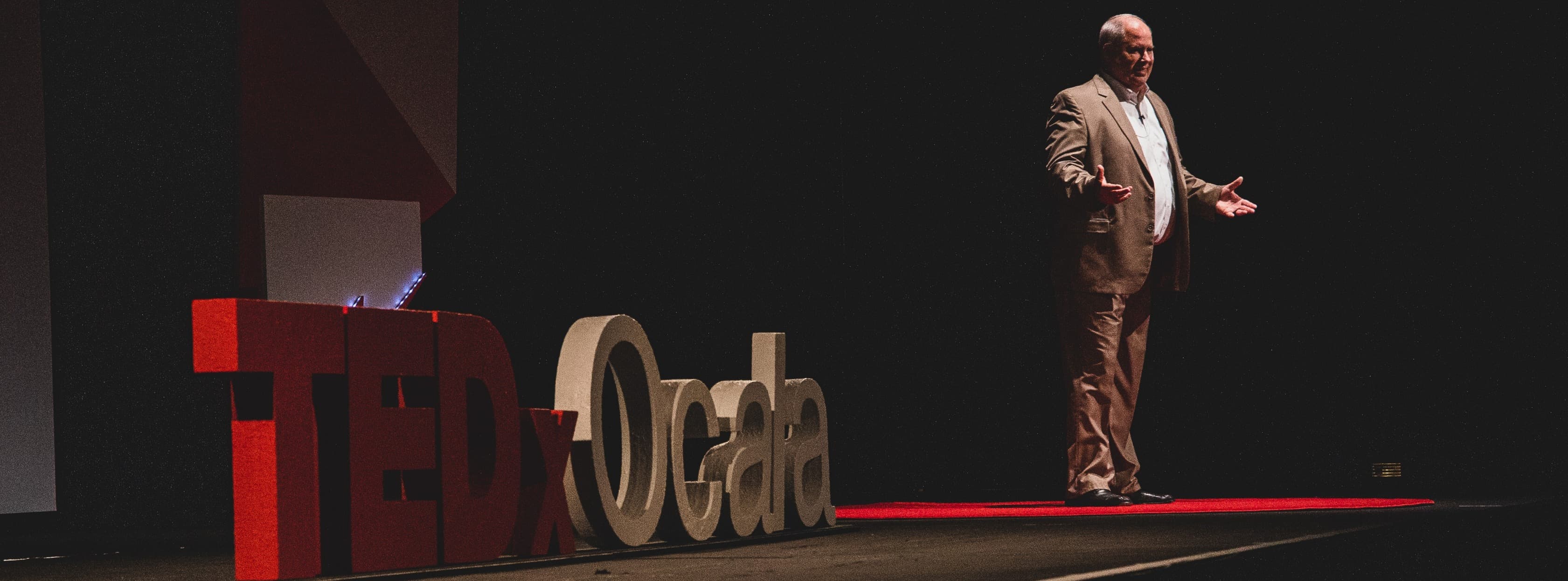 Dan Gentry on the TEDx stage